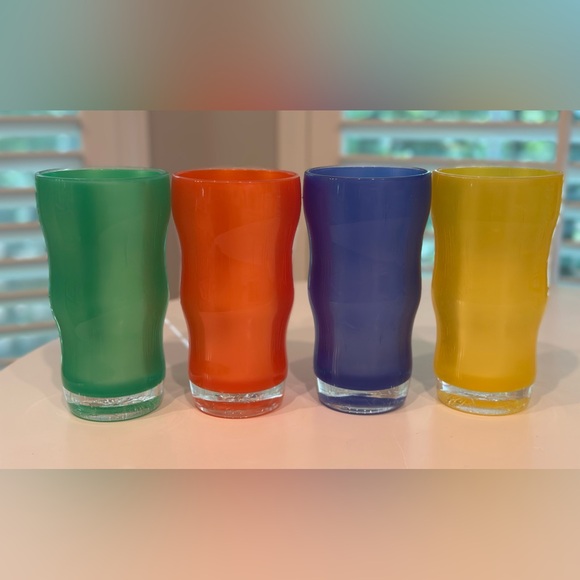 Other - Sevilla Classics INC. Colorful Glass Tumbler Set